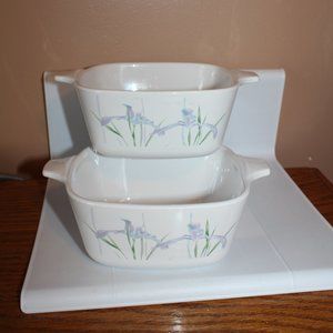 Corelle Shadow Iris Lot of 2 Petite Pan No Lids 700ml